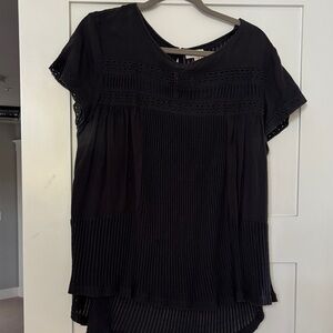 Meadow Rue Black Lace Blouse